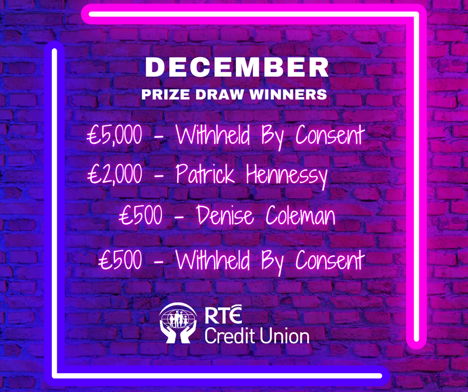 December 2025 Prize Draw Winners