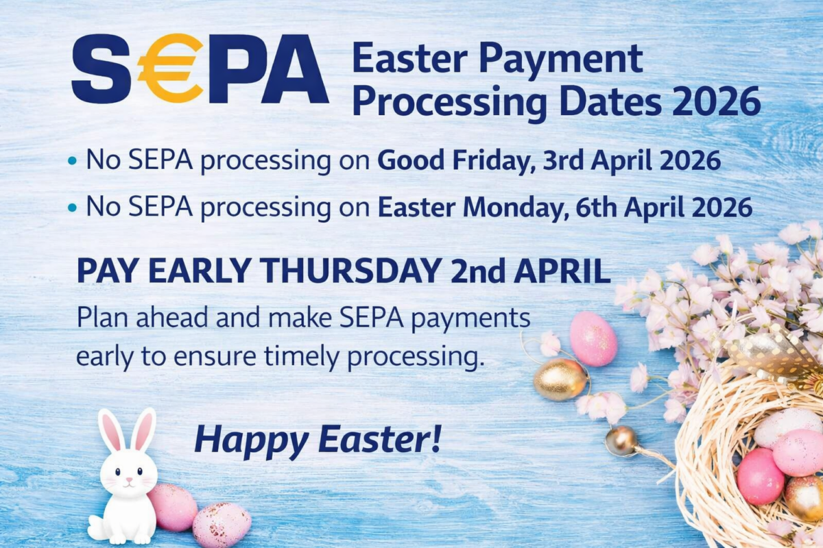 SEPA Payments – Easter Processing Dates 2026