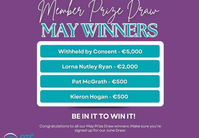 May 2026 Prize Draw Winners