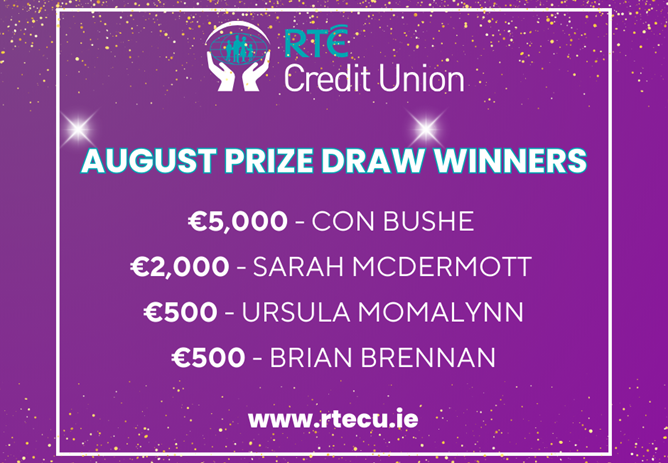 August 2024 Prize Draw Winners