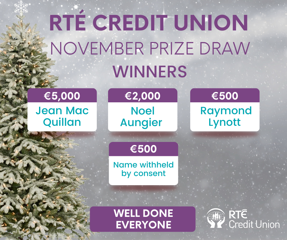 November 2025 Prize Draw Winners
