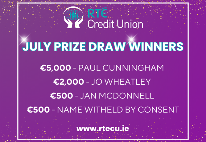 July 2024 Prize Draw Winners