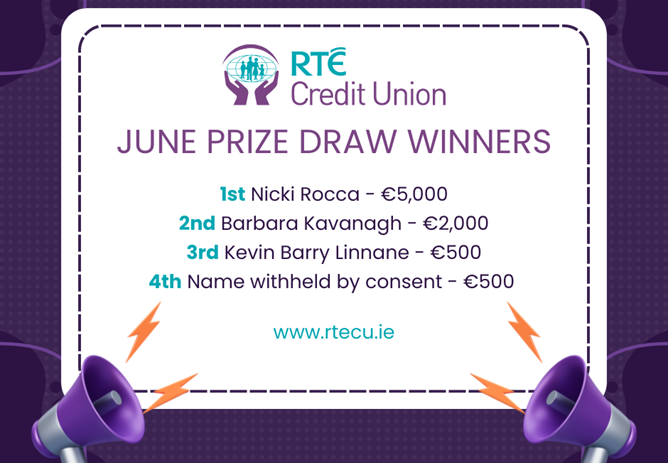 June 2024 Prize Draw Winners