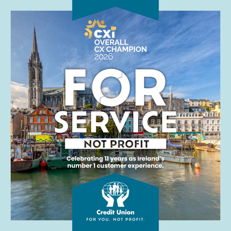Credit Unions voted Number One for Customer Experience