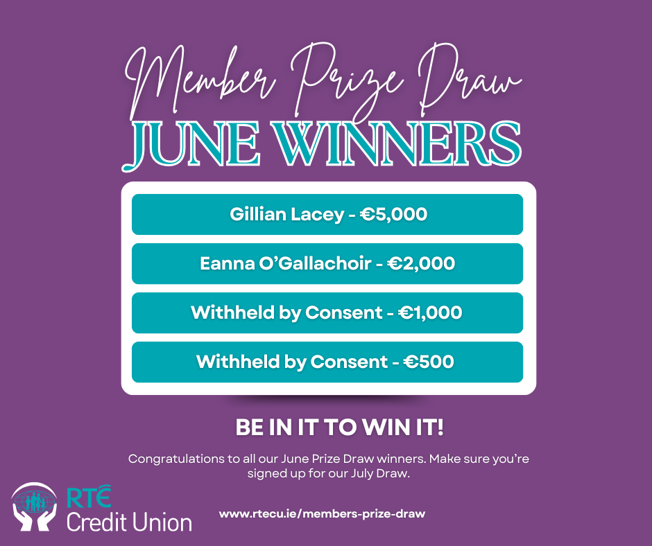 June 2026 Prize Draw Winners