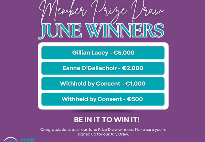 June 2026 Prize Draw Winners