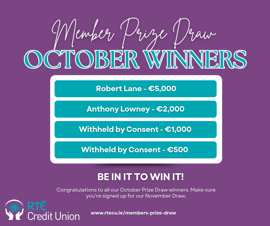 October 2026 Prize Draw Winners