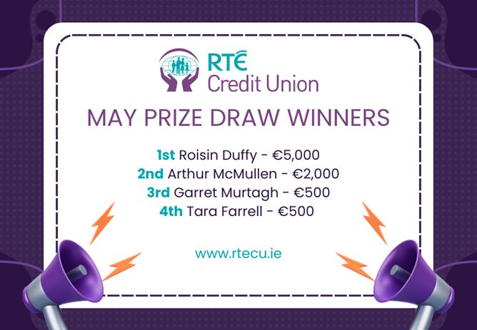 May 2024 Prize Draw Winners